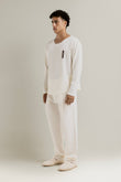 The 190 Light Unfinished Sweater (Ivory)